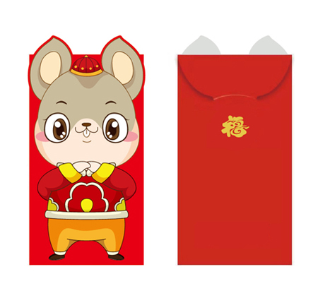鼠年创意红包袋-大号利是封