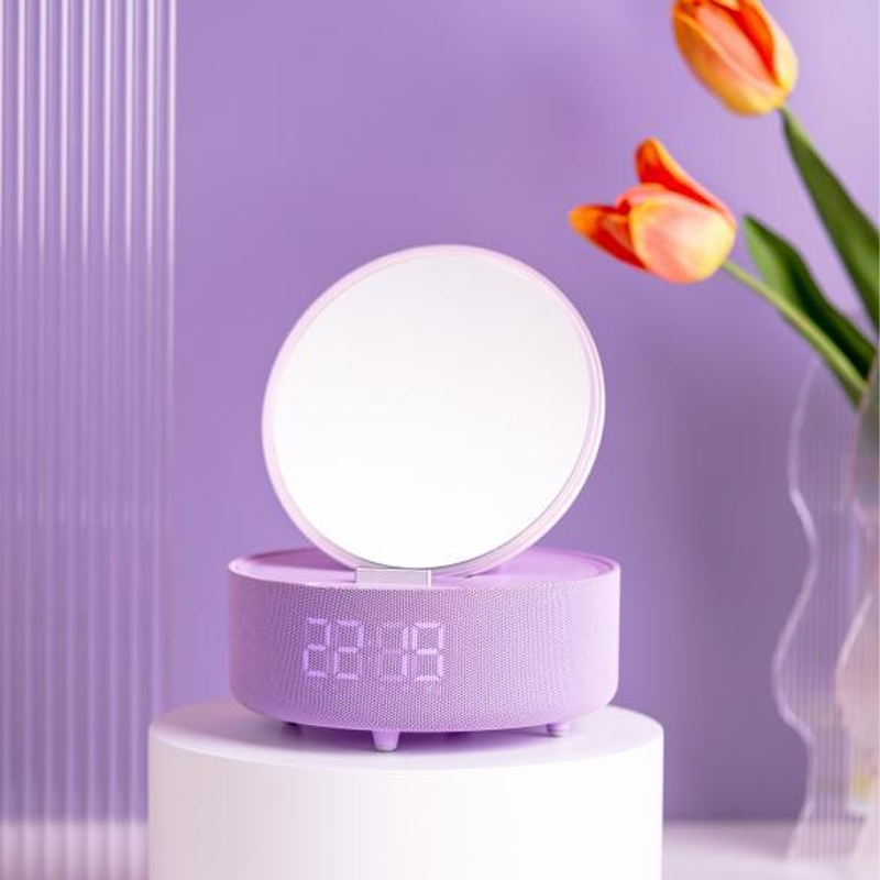多功能无线充化妆镜音箱
